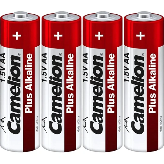 Батарейка Camelion AA/LR 6 Plus Alkaline SP-4 (LR 6-SP4, 1.5В)(4 шт в уп.)