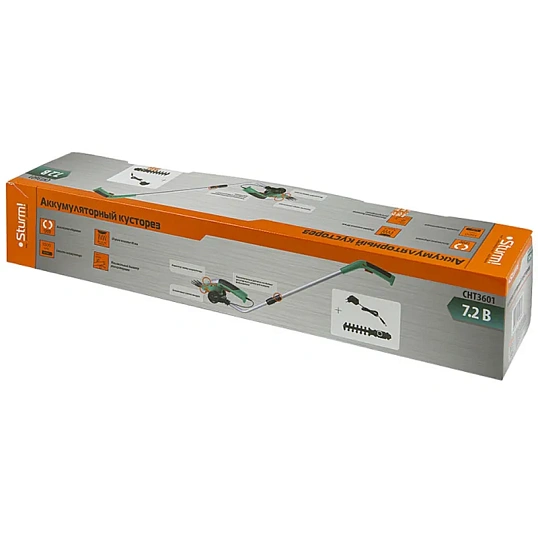 Кусторез аккумуляторный Sturm CHT3601, 1,5 Ач
