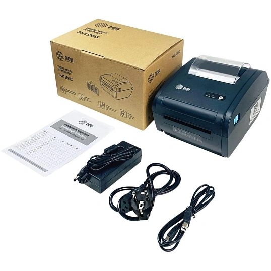 Этикет-принтер Cactus CS-TP-D440U 203dpi 160мм/с/USB для печ.этик. черный