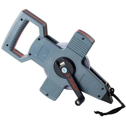 Лента мерная стальная геодезическая ЗУБР  50 м, Профессионал (34181-050)