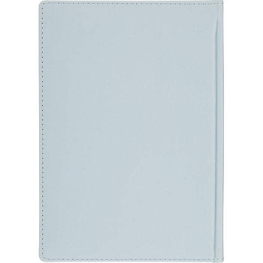 Ежедневник недатированный А5+, 136л, Velvet зефирный голубой 3-115/35