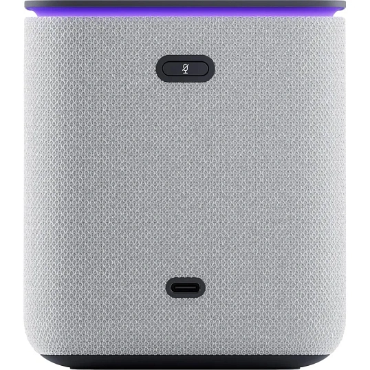 Умная колонка Яндекс Станция Миди с Алисой, с Zigbee, серый (YNDX-00054GRY)