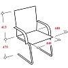 Конференц-кресло МТ_Sit Well M4-192K - Extra /Ach46/Wm12/K15cL(F54)/Черный