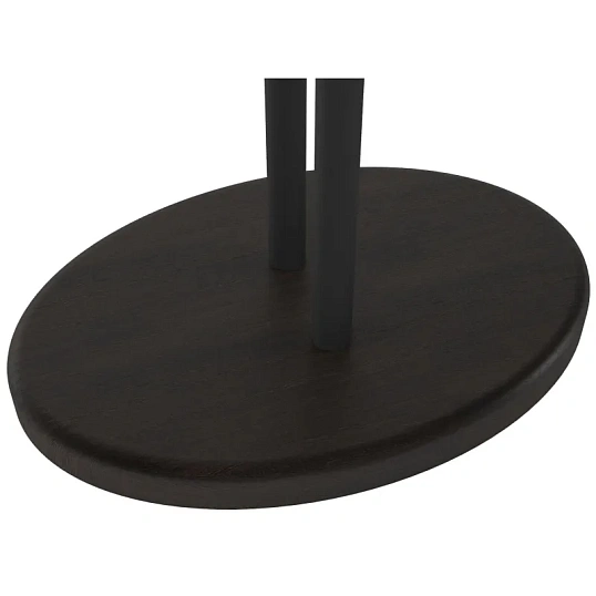 Вешалка KF_костюмная Напольная венге/черный (3453300508)