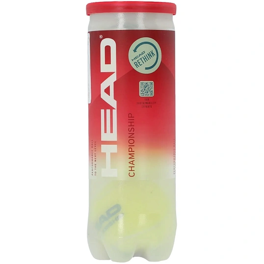 Мяч теннисный HEAD Championship 3B, упак.3шт, одобр.ITF, 575203