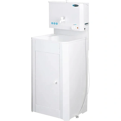 Умывальник дачный TOPFORT SIMPLE с подогревом 15л, пласт мойка, белый