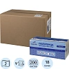 Полотенца бумажные д/дисп. Luscan Professional Vслож 2сл белцел200л18пач/уп