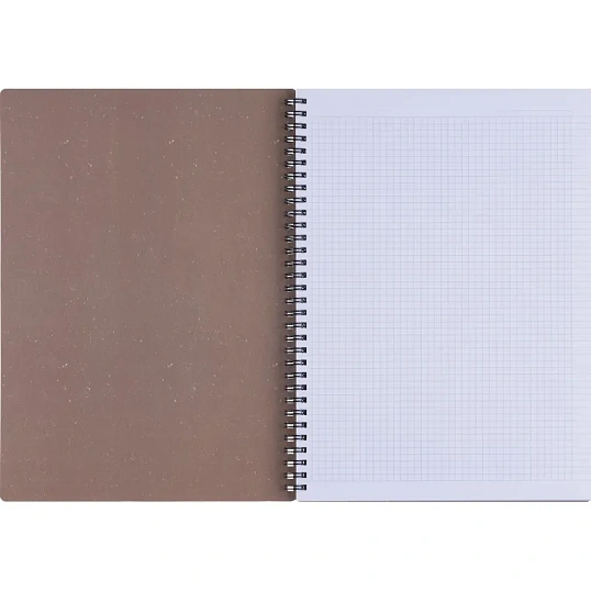 Тетрадь общая, BS, А4, 96л., клетка, мягкий, спираль. Flora, инжир, N4283