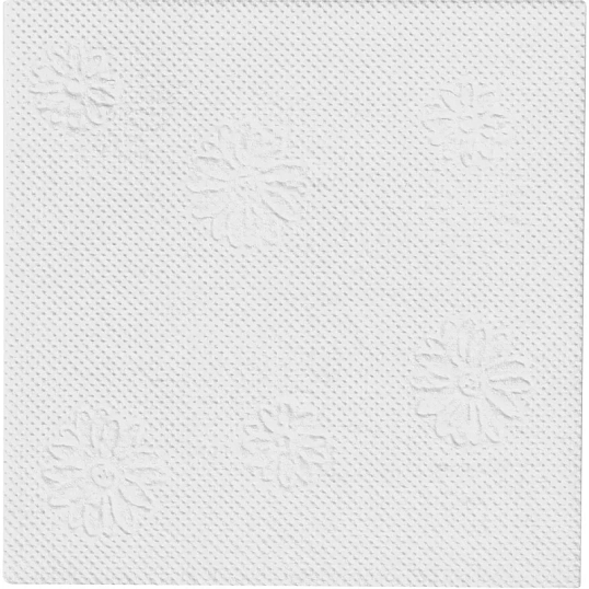 Салфетки бумажные Plushe Standart 24х24см 1сл 100шт/уп