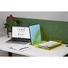 Лоток вертикальный Attache 90мм Bright Colours прозрачный желтый