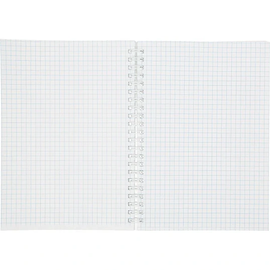 Книга учета Attache А5 96л клетка офсет картон мел. спираль