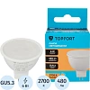 Лампа светодиодная Topfort GU5.3 220V 6W 2700K