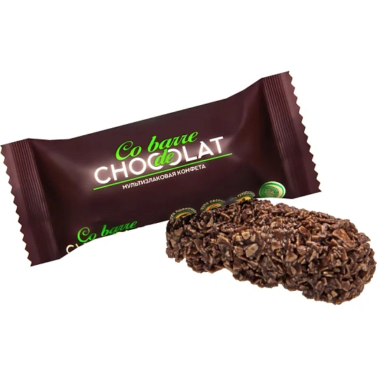 Конфеты Co barre de Chocolat мультиз. с темной кондитерской глаз., 1кг