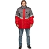 Куртка рабочая зимняя муж з43-КУ крас/сер (р.60-62) 170-176 (серия З)