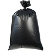 Мешки для мусора ПВД 160л 25 мкм, черные 78х106 см 10 шт/рул Элементари