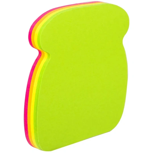 Стикеры с клеевым краем Deli 76х76 мм,20 листов,форма в асс-те      