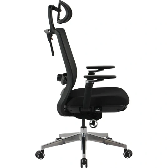 Кресло BN_Hg_EChair-520 STC сетка/ткань черный, алюминий