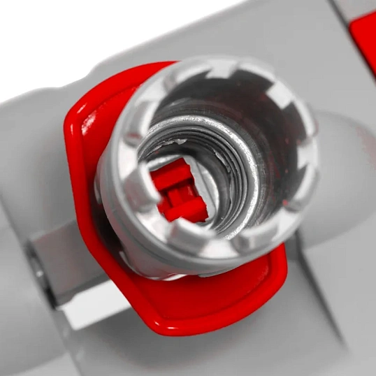 Держатель МОПа универс/зажимы, пластик LuscanProf  50х11см, серый/красный