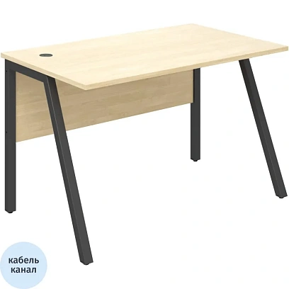 Стол письменный IN Рондо м/к S2378 1180х750х750 береза/антрацит