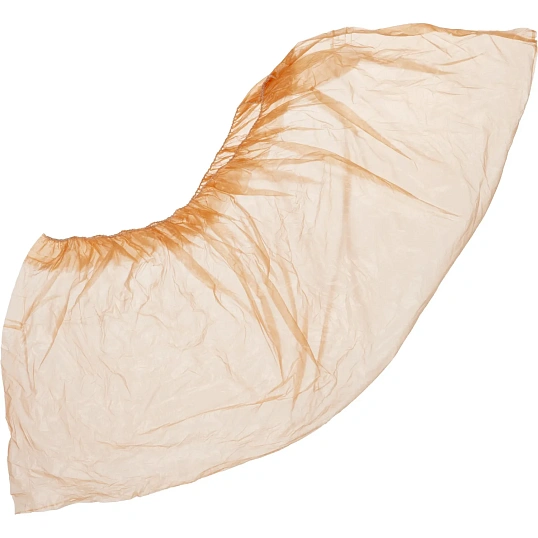 Бахилы 3,6 г, 1рез, оранжевый, 13 мкм, Комус, 50пар/уп