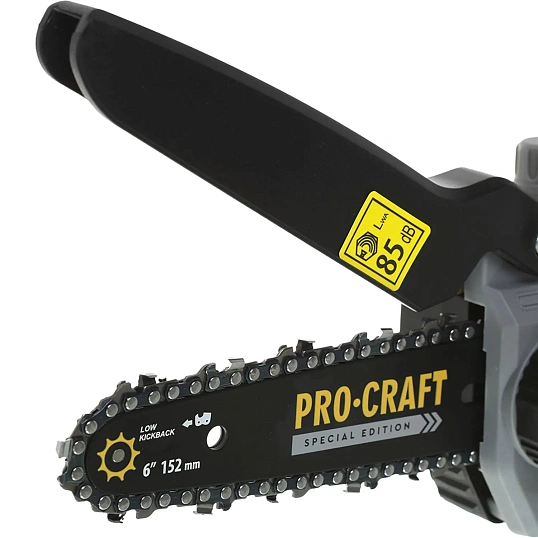Пила цепная аккум. Procraft Professional 20В 6'(АКБ 4Ач+ЗУ) Кейс,CCS20