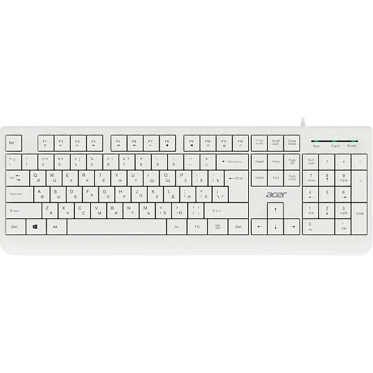 Набор клавиатура+мышь Acer OCC400,белый USB (ZL.ACCCC.014)