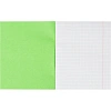 Тетрадь в зеленом офсете  18л.,  клетка, штука, внутр.блок 100% белизна