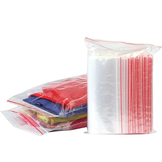 Пакет с замком (Zip Lock) 15 х 20 см, 32  мкм, 1000 шт/уп эконом