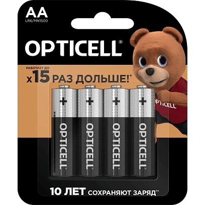 Батарейка OPTICELL Basic AA 4шт/уп