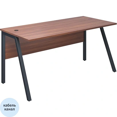 Стол письменный IN Рондо м/к S2349 1580х750х750 ноче милано/антрацит