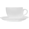Чайная пара Chan Wave Classic фарфор, белый, V=160мл, фк0186