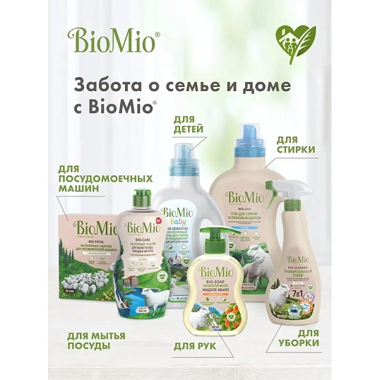 Ополаскиватель для ПММ BioMio BIO-RINSE без запаха 750мл