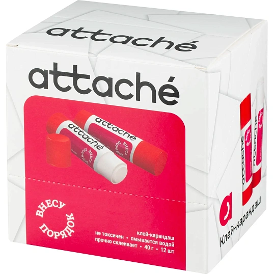 Клей-карандаш 40г ATTACHE power glue