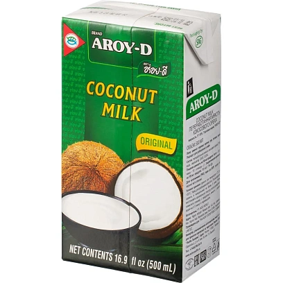Молоко Кокосовое Aroy-D 70%, жирность 17-19%, 0,5 л