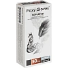 Перчатки нитрил., н/с, н/о,4г./шт,черн.FOXY-GLOVES XS 50пар/уп ШК4167