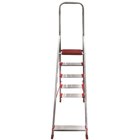 Стремянка алюминиевая усиленная 225 кг 5ступеней(130мм)Новая Высота 3117105