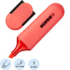 Маркер текстовыделитель Kores BRIGHT LINER PLUS,скош након, 0,5-5 мм, красн