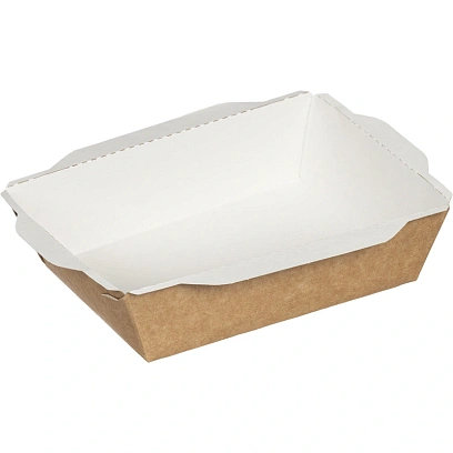 Контейнер (упаковка) ECO OPSALAD  500, крафт, 600шт/кор