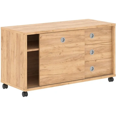 Тумба Born мобильная с дверью купе B 202.1A 1200х500х660 Дуб Бофорд