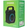 Портативная акустика Digma D-PS1500 черный 10W 1.0 BT 10м 500mAh (SP1500B)