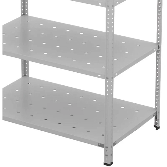 Стеллаж металлический ГТС_ТС Лайт, 2200x1000x500, Полки: 5 шт. метал. перф
