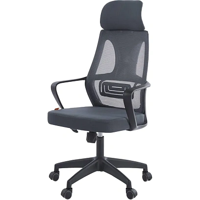 Кресло VT_Chairman CH636 черный пластик, темно-серый