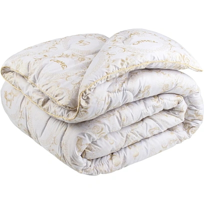 Одеяло теплое Верблюжья шерсть 1,5сп, микрофибра( 587)