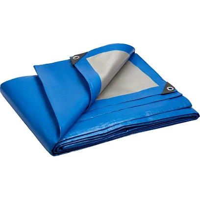 Тент ТАРПАУЛИН 180г/м2 усиленный край 4мx6м с люверсами_0323