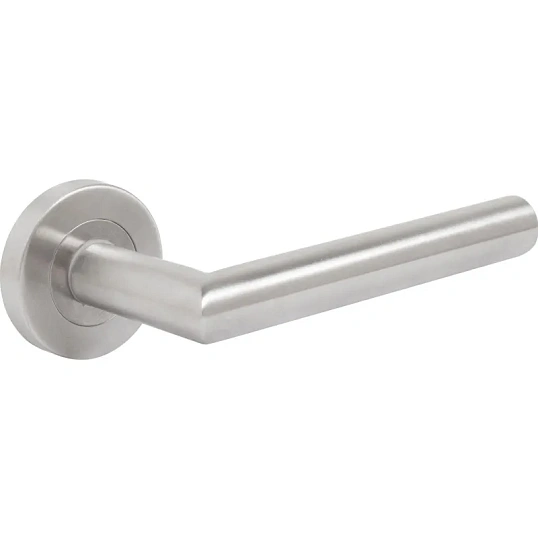 Ручка УЗК_д/межкомн.дв. Стандарт 0201 SS INOX(35-70) хром, комплект