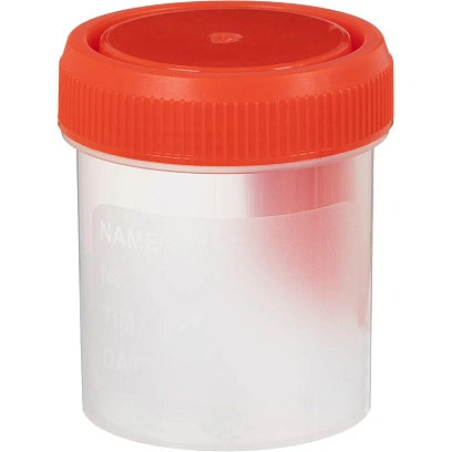 Контейнер д/сб биом 60 мл со шпател, Полиэфир инд.уп, стерильный 250 шт/уп