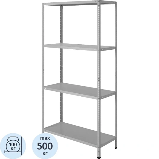 Стеллаж металлический Cobalt Shelf MS180KD/80x40/4