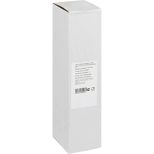 Нож столовый 'Профиль';сталь нерж.;,L=231/100,B=5мм;металлич. 12шт/уп