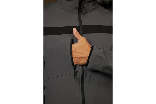 Куртка демисезонная муж. Lulea сер/черн р.XXXL(LULE2GR3X)ЗД599296