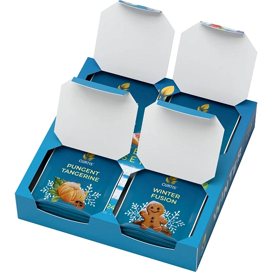 Чай Curtis Winter Tea Set Ассорти из 4 зимних вкуса, 24 сашет НГ